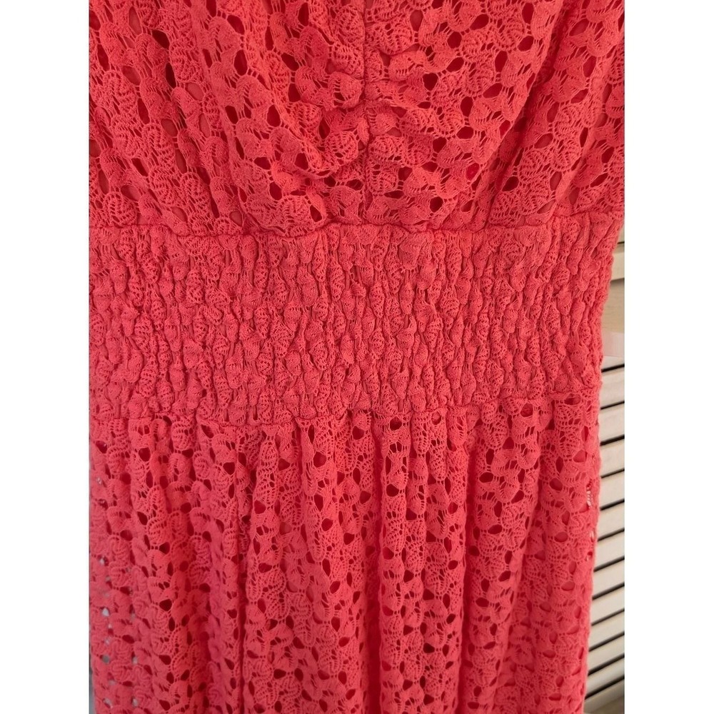 Rabbit Rabbit Rabbit Pink Crochet Dress SZ S - Picture 4 of 5